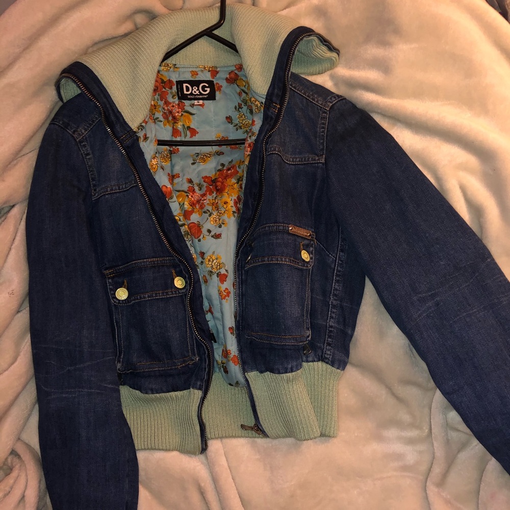 vintage dolce&gabbana jean jacket